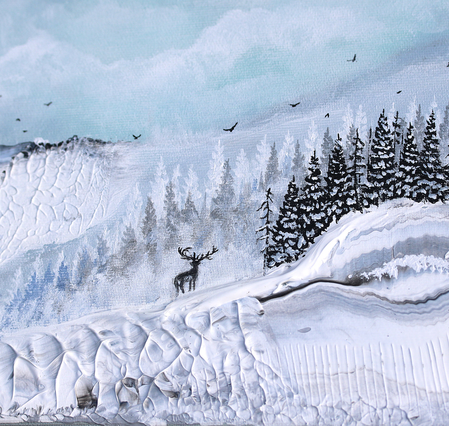 The silent watcher 20x40cm