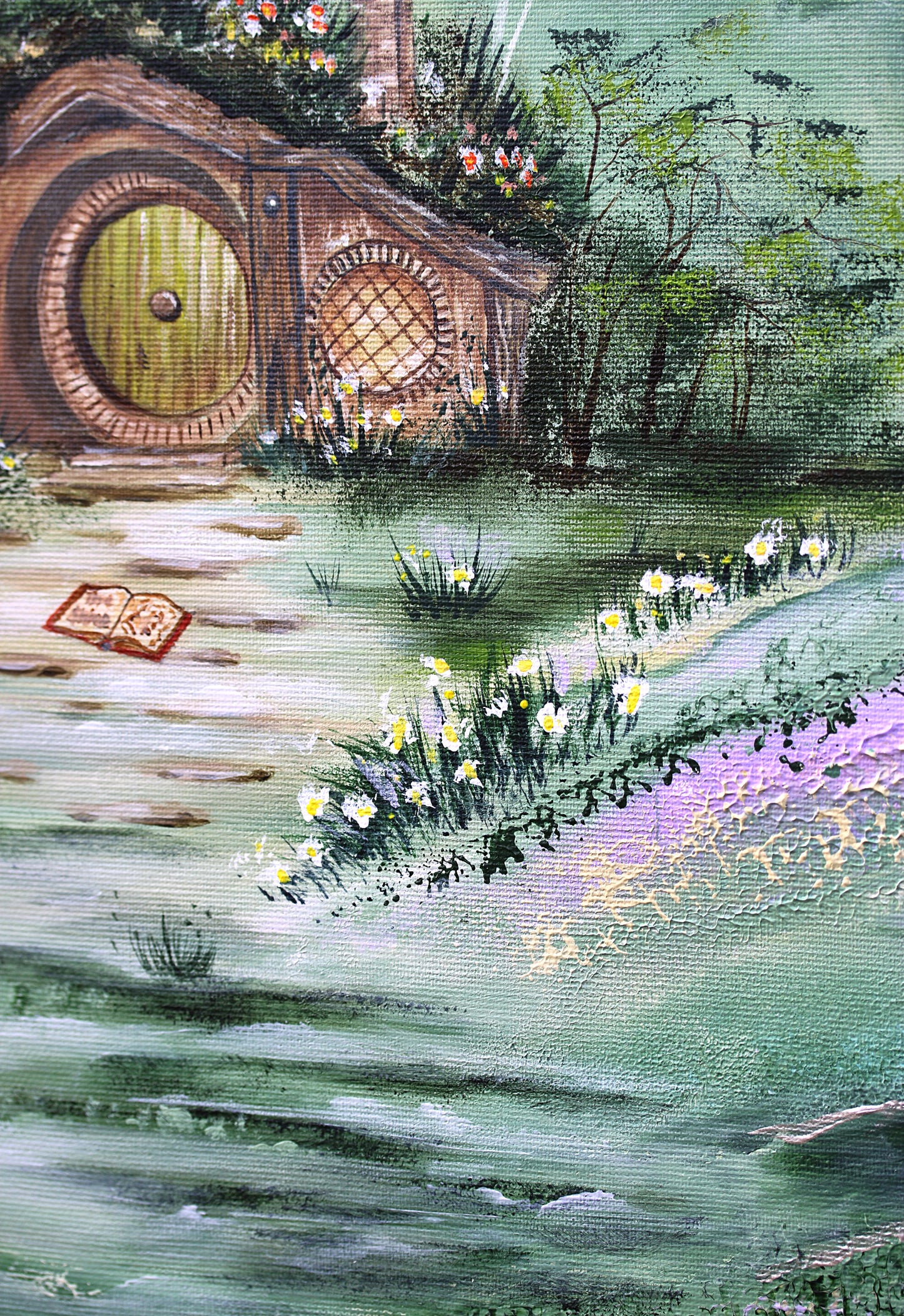 The cozy cottage 80x60cm