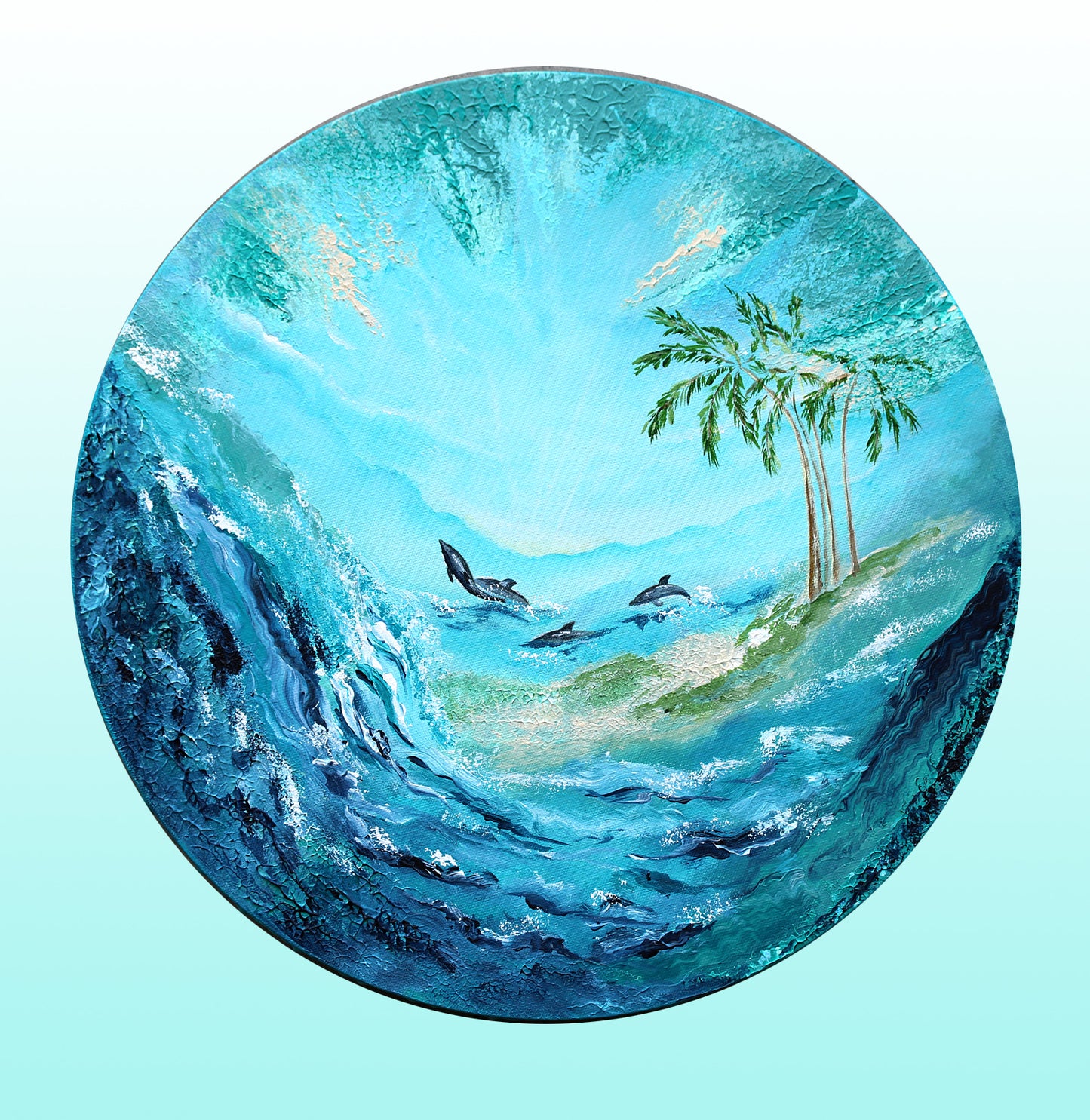 The gravity of blue 40cm