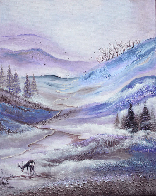 The lonely path 40x50cm