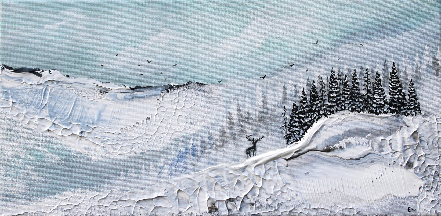 The silent watcher 20x40cm