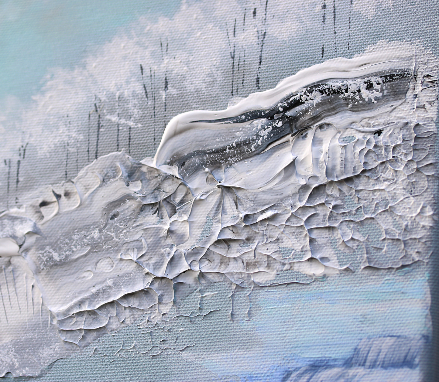 Through the snow 60x40cm