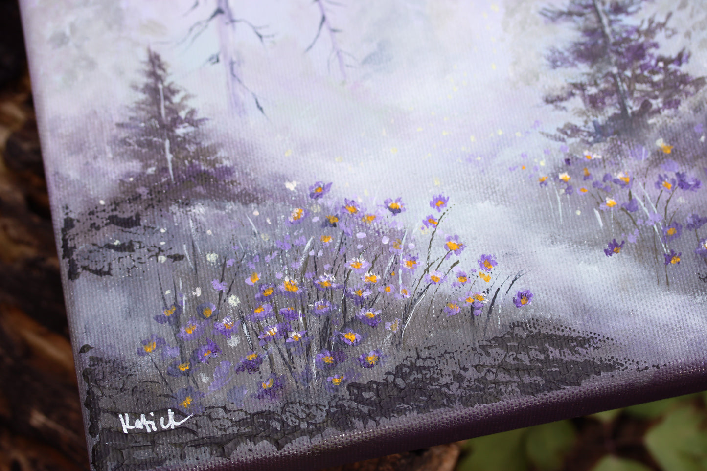 Twilight flowers 25x30cm