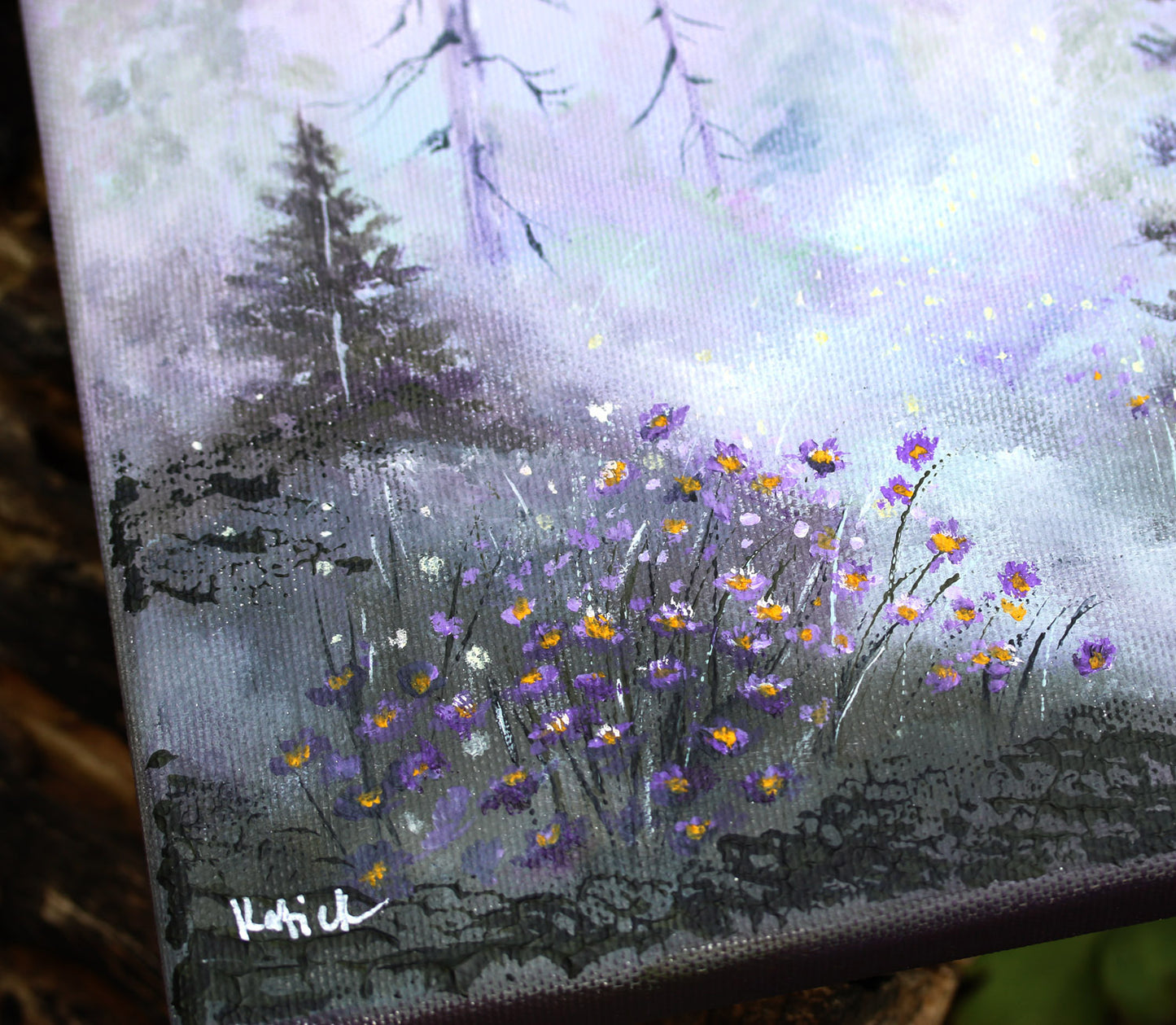 Twilight flowers 25x30cm