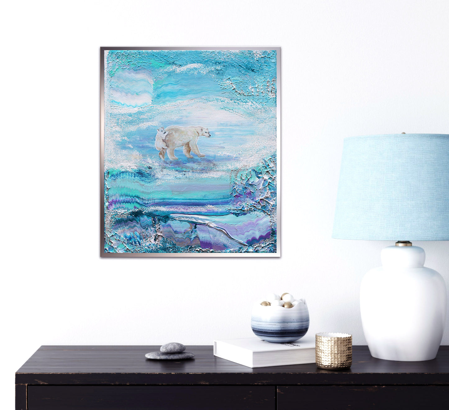 Where the snow melts to love 25x30cm