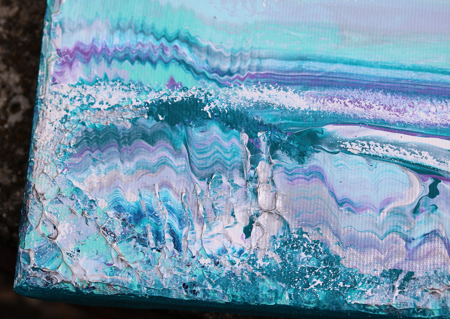 Where the snow melts to love 25x30cm