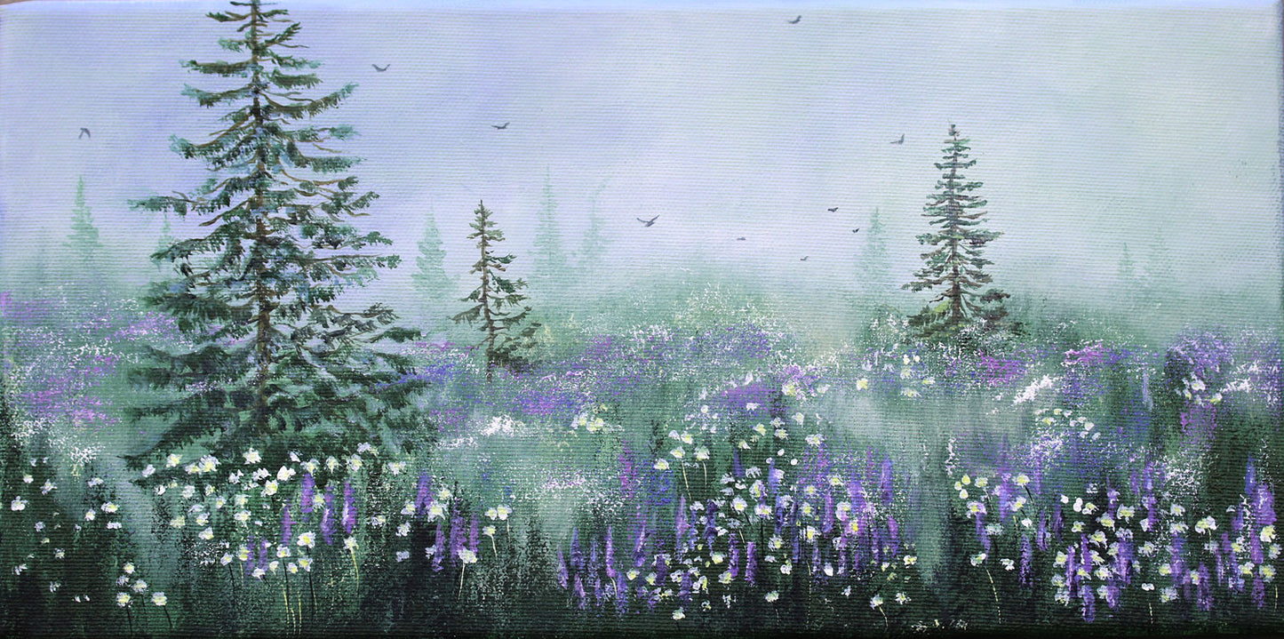 Wild sage blooming 20x40cm