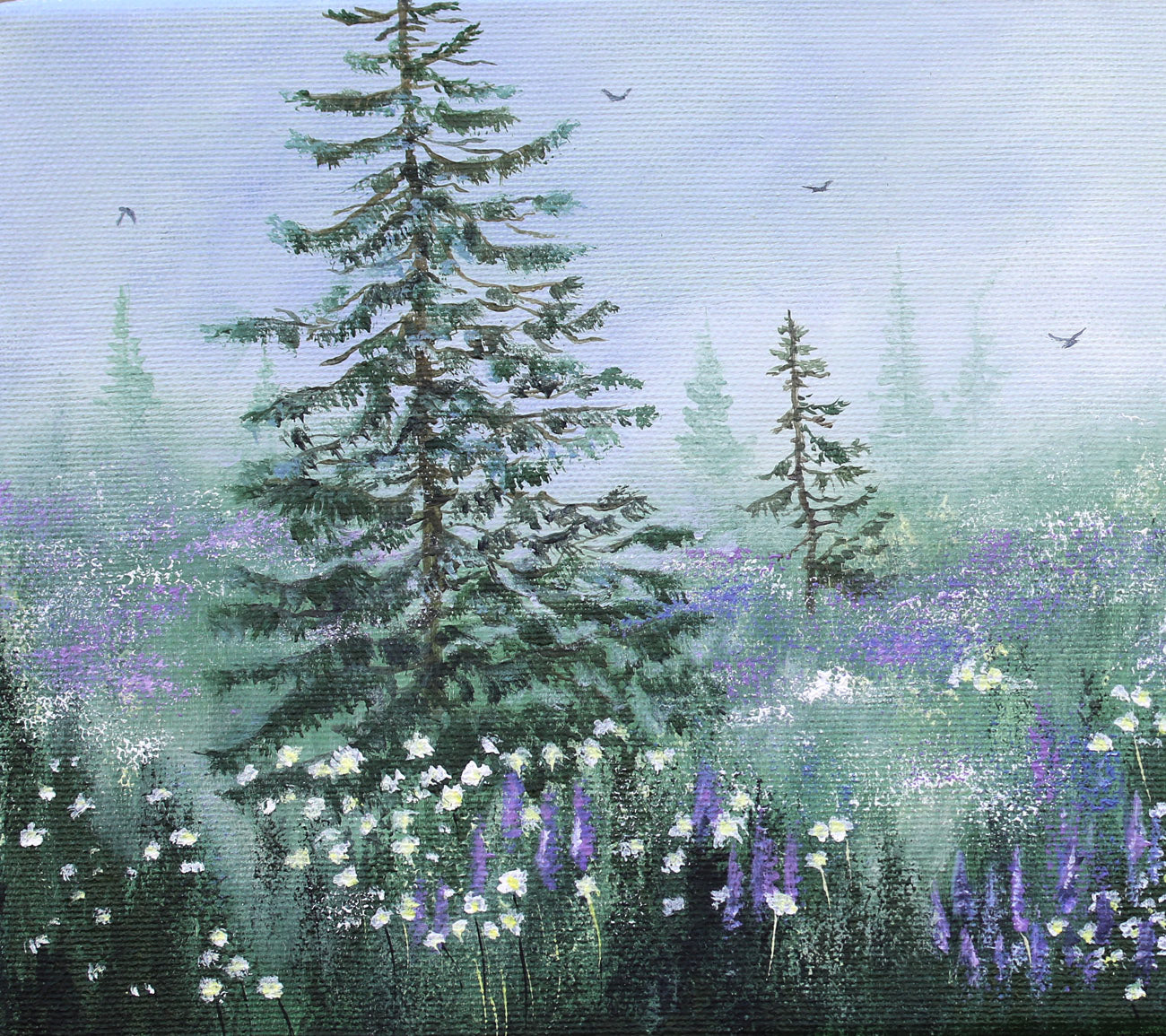 Wild sage blooming 20x40cm