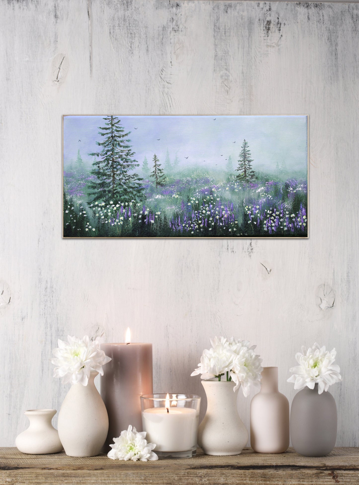 Wild sage blooming 20x40cm