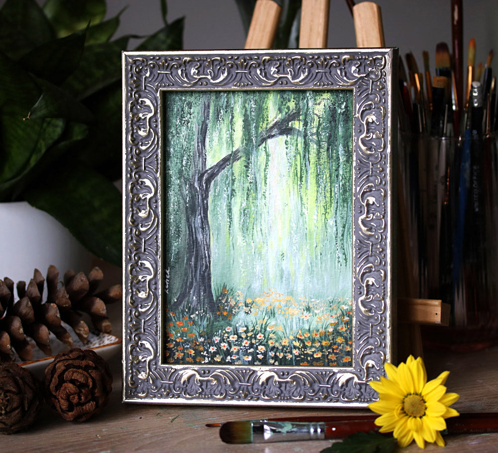 Under the willow tree