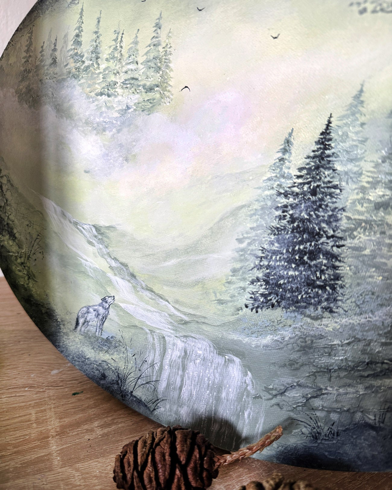 Wolf song 40x30cm