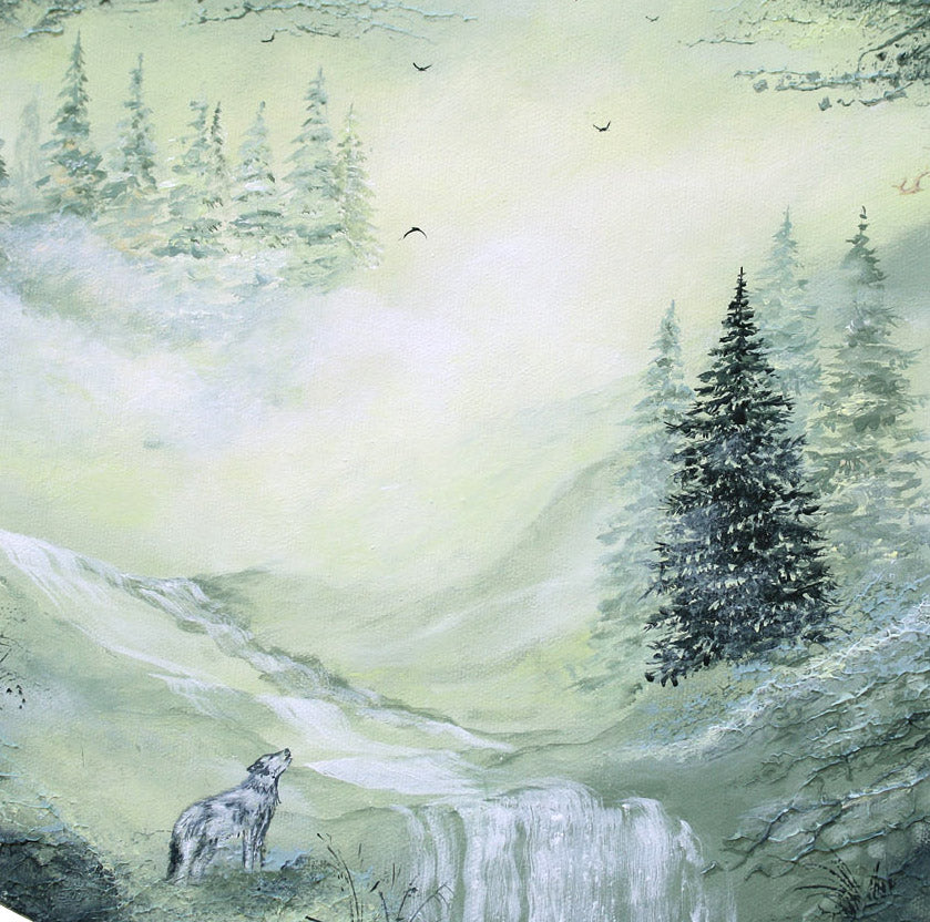 Wolf song 40x30cm