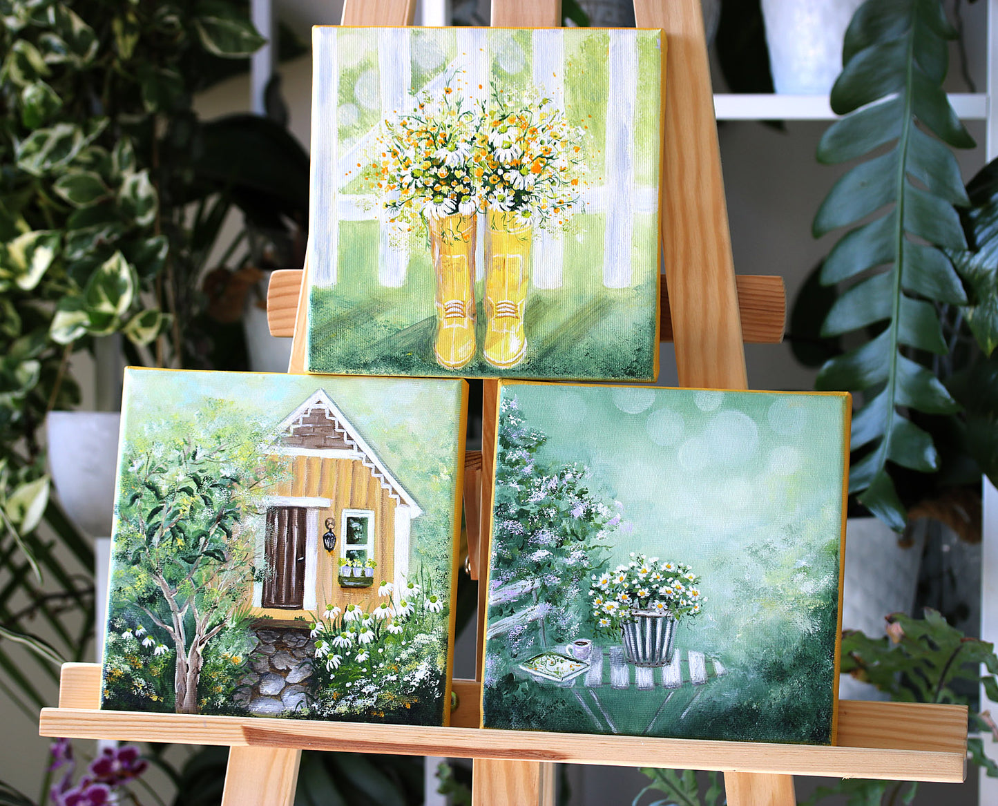 Morning coffee in the garden