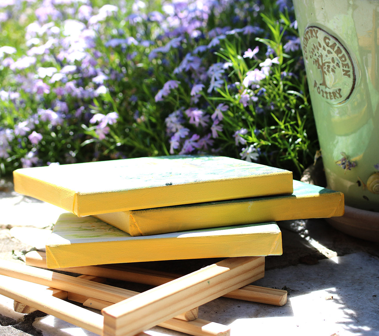 Morning coffee in the garden