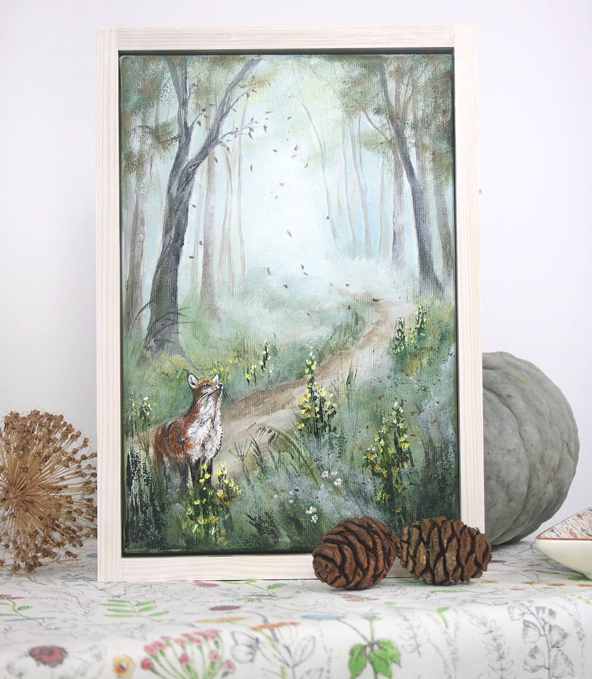 Fox in the Rustling Woods