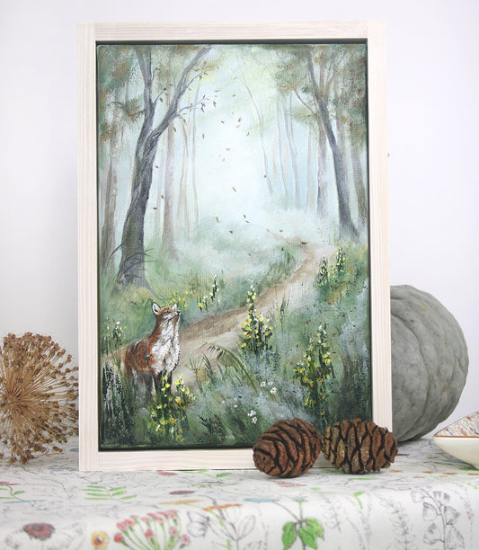 Fox in the Rustling Woods
