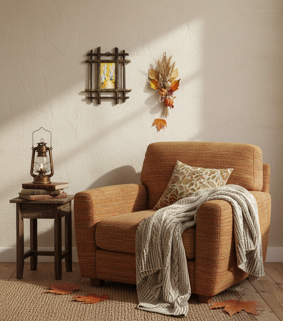 Rustic Autumn - Birch Forest Mini Original