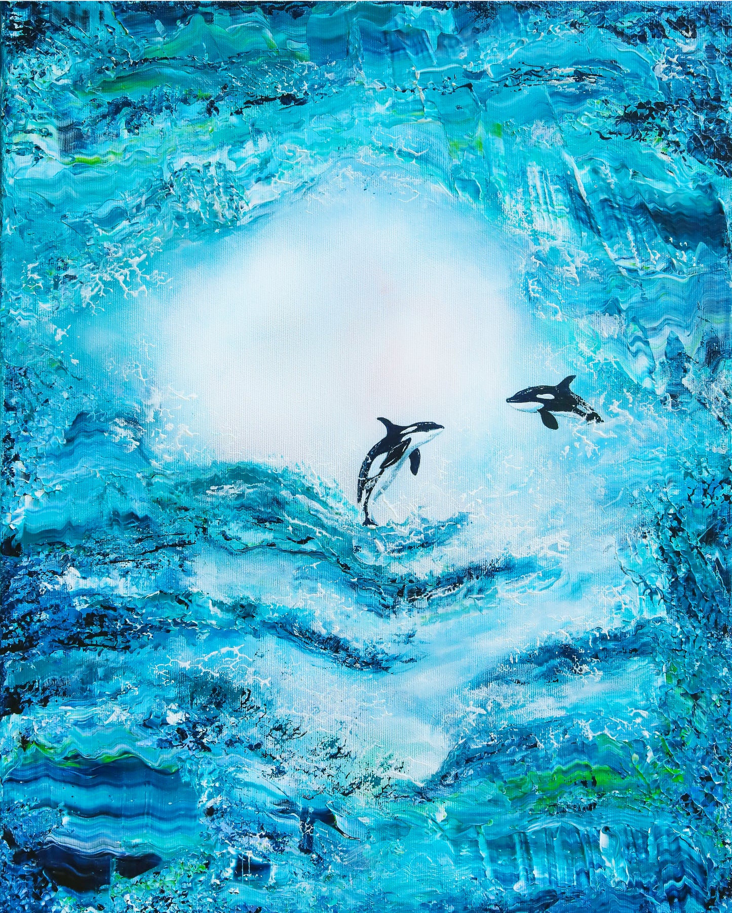 Soulmates Orcas 40x50cm