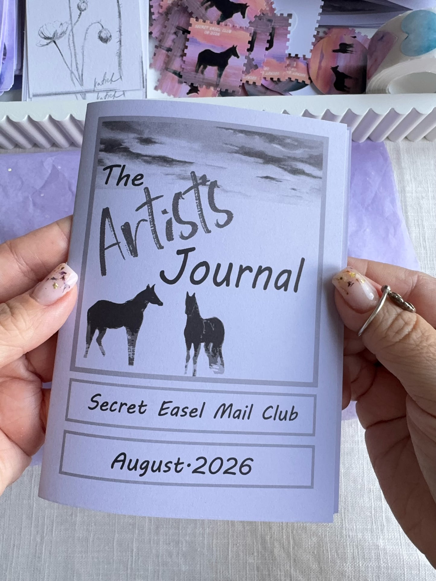 Secret Easel Art Club - Monthly Letter