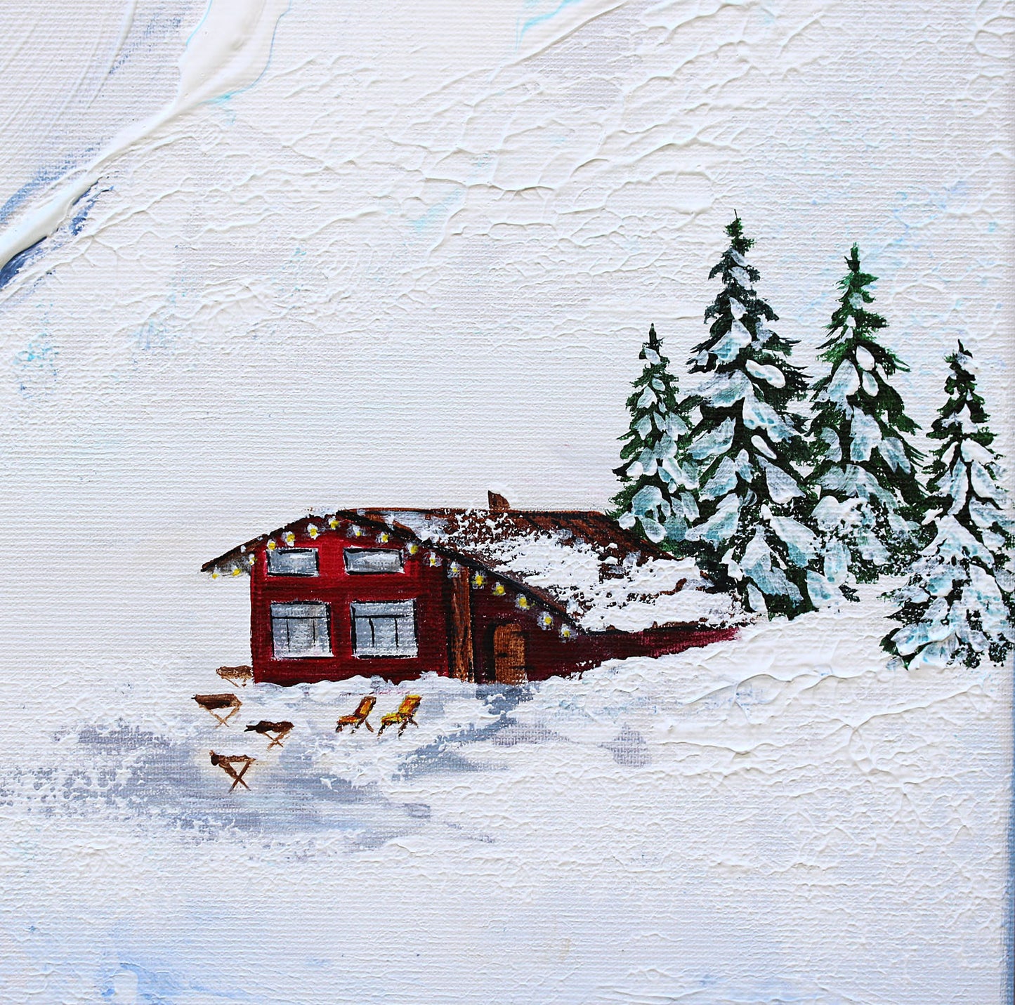 A day at the slopes 50x100cm