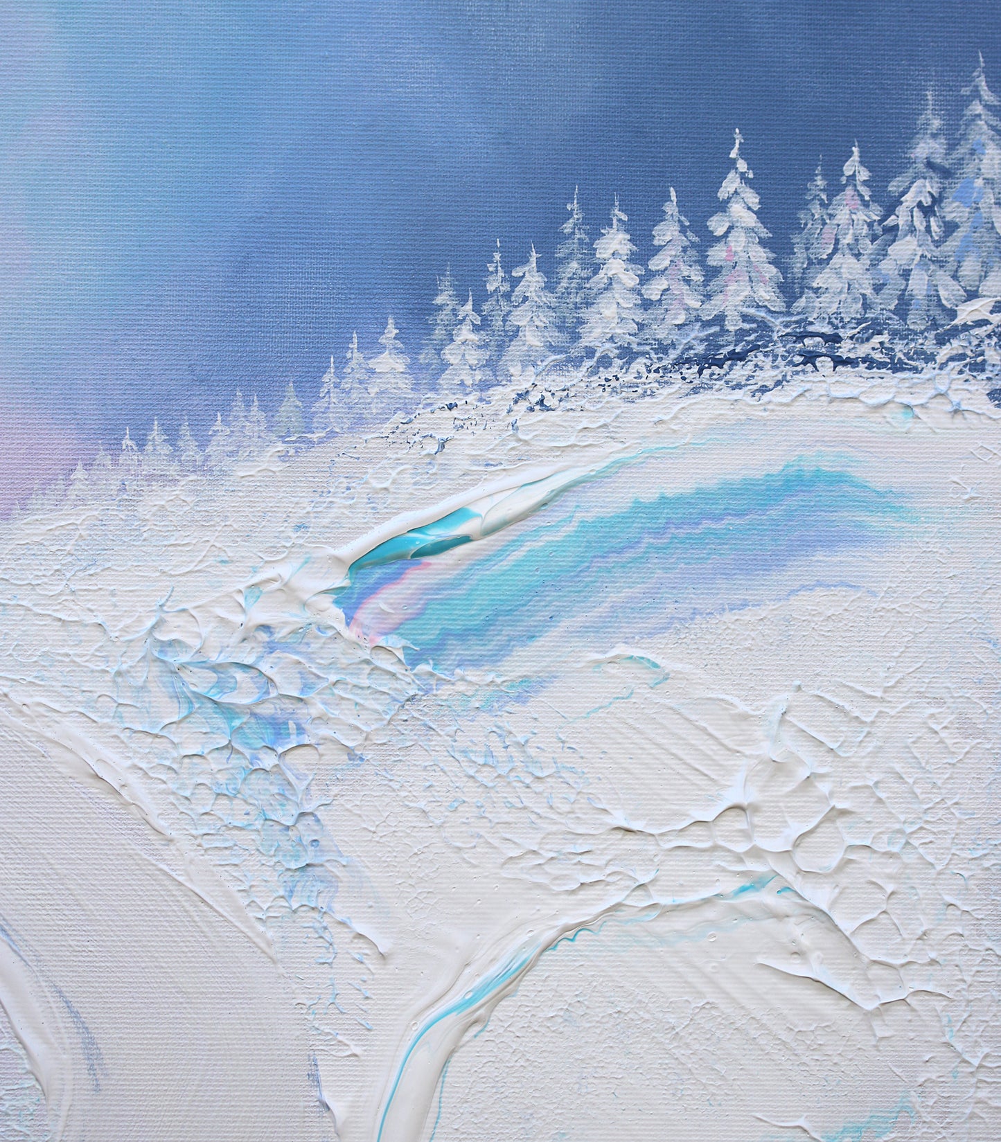 A day at the slopes 50x100cm