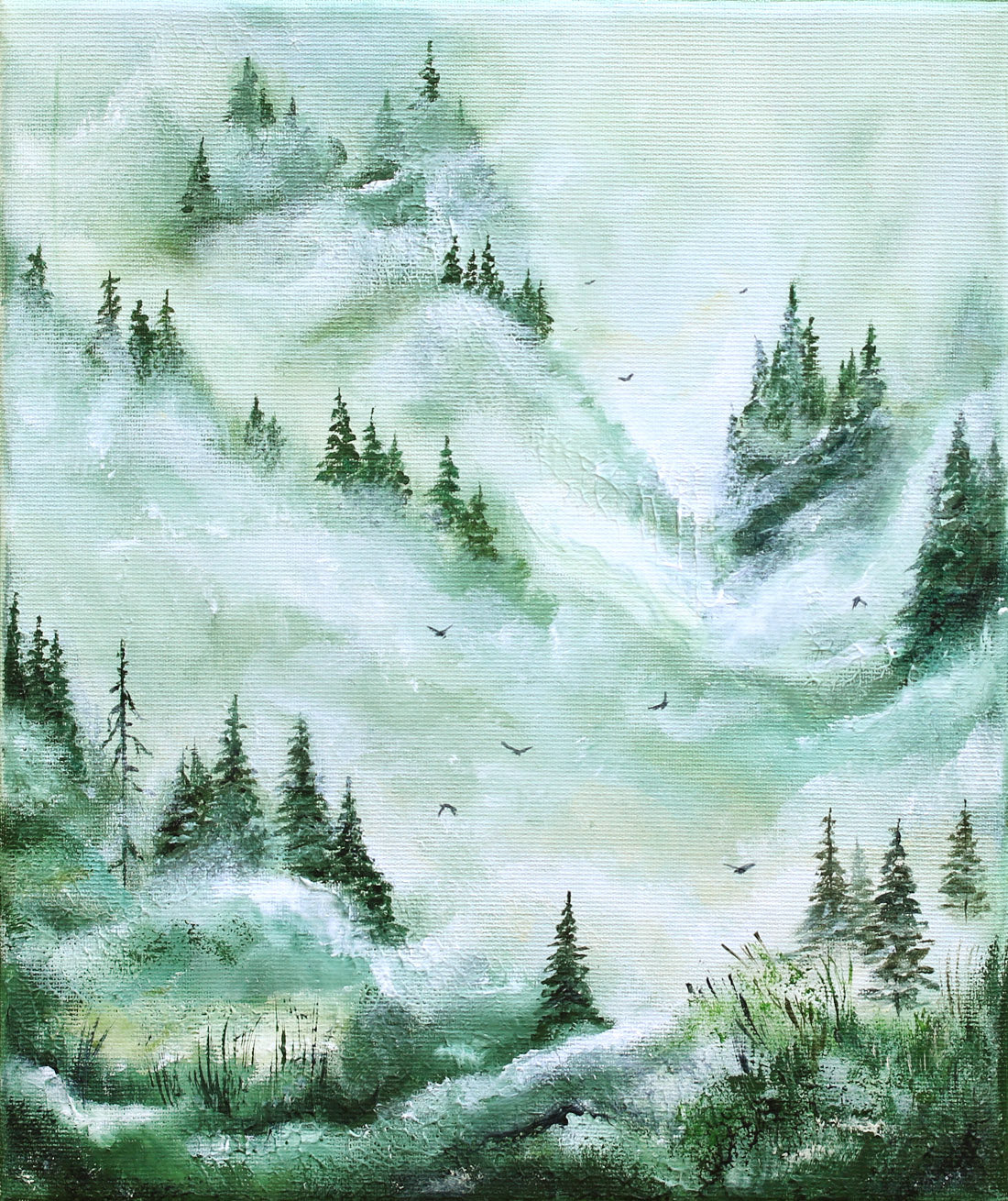 Endless green 25x30cm