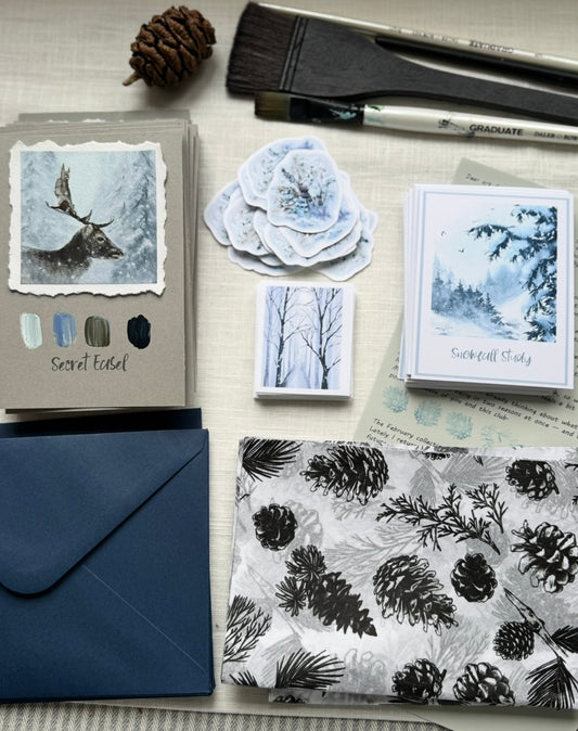 Snail mail art club subscription for nature lovers