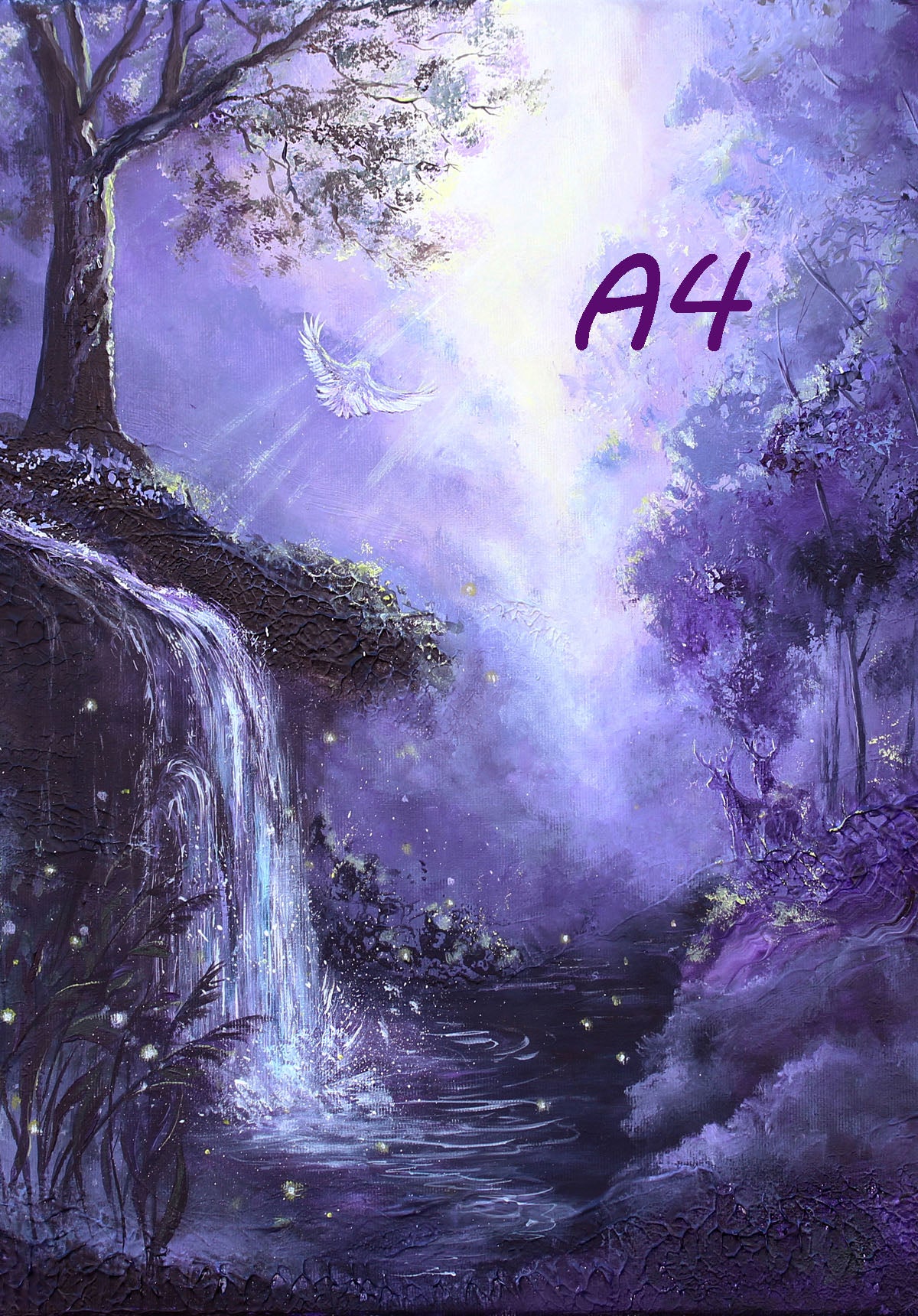 The Enchanted Violetwood - Print