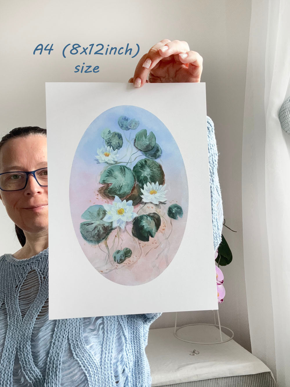The Pond Keeps Its Treasures (in pink) - Print