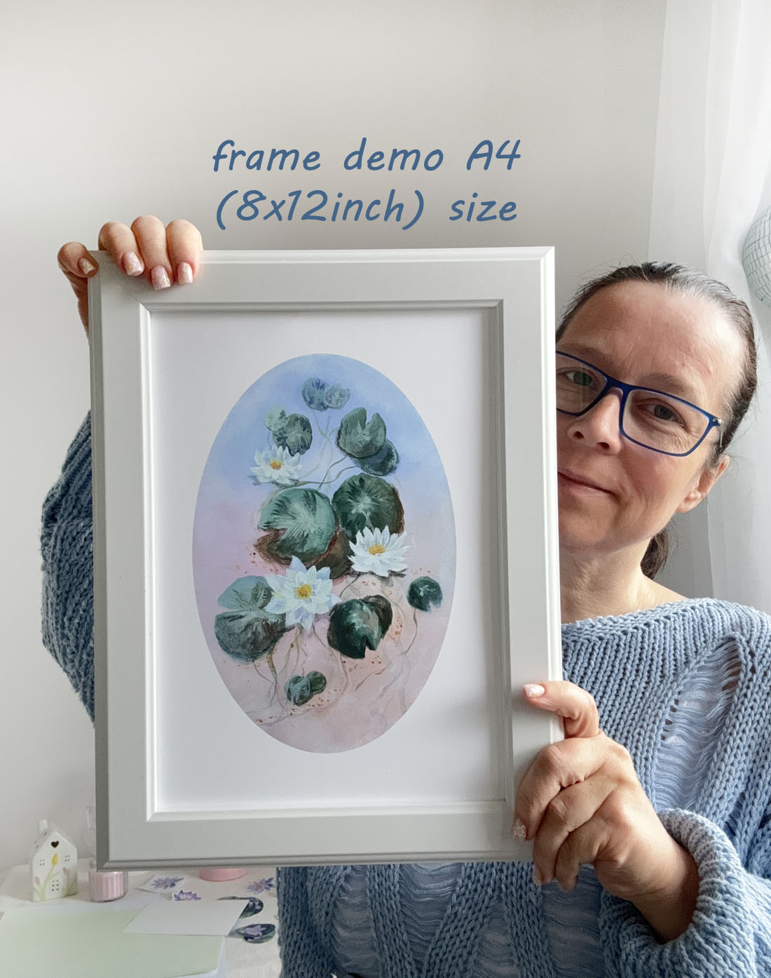 The Pond Keeps Its Treasures (in pink) - Print