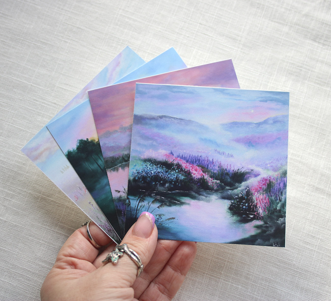 Miniature Art Print Set — Whispering Horizons