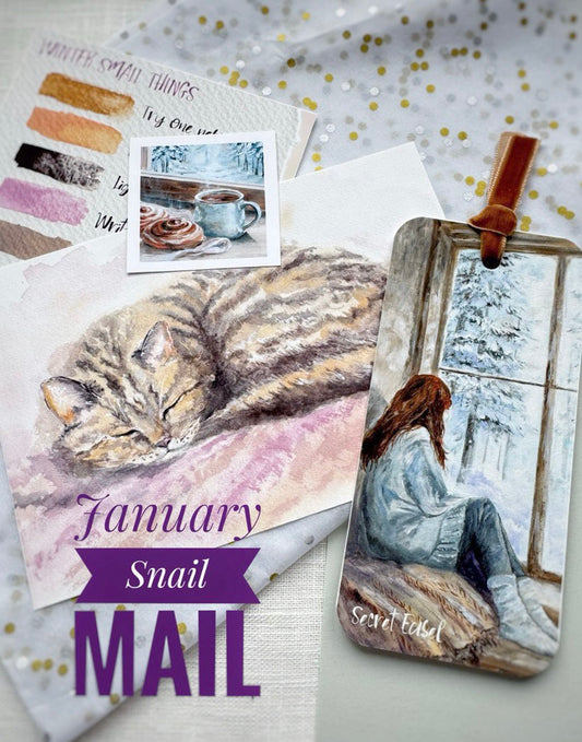 Snail mail art club subscription for nature lovers