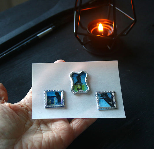 Raven's Night Wax Seals Sticker - Pack of 3