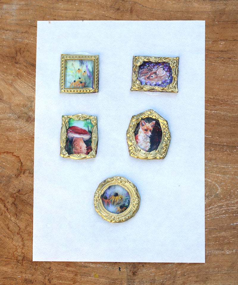Miniature art Handmade wax seal art stickers 