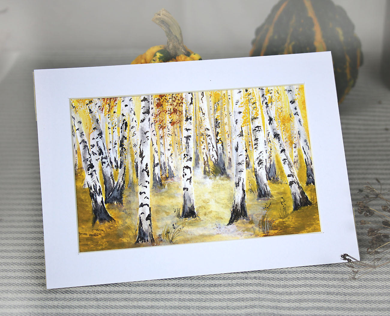 Golden Birch Forest