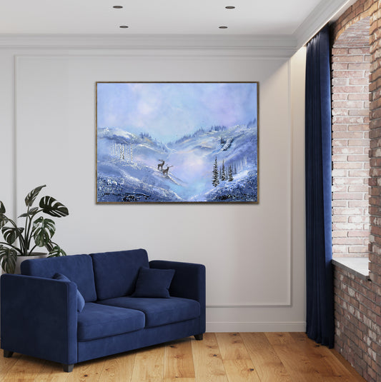 Blue twilight 80x60cm