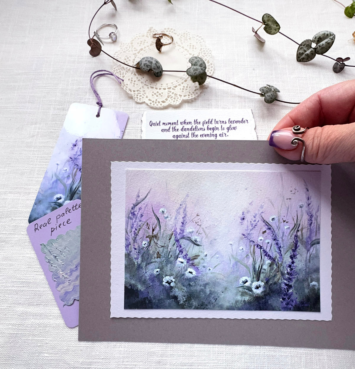 Floating Dandelions - Art Keepsake Set