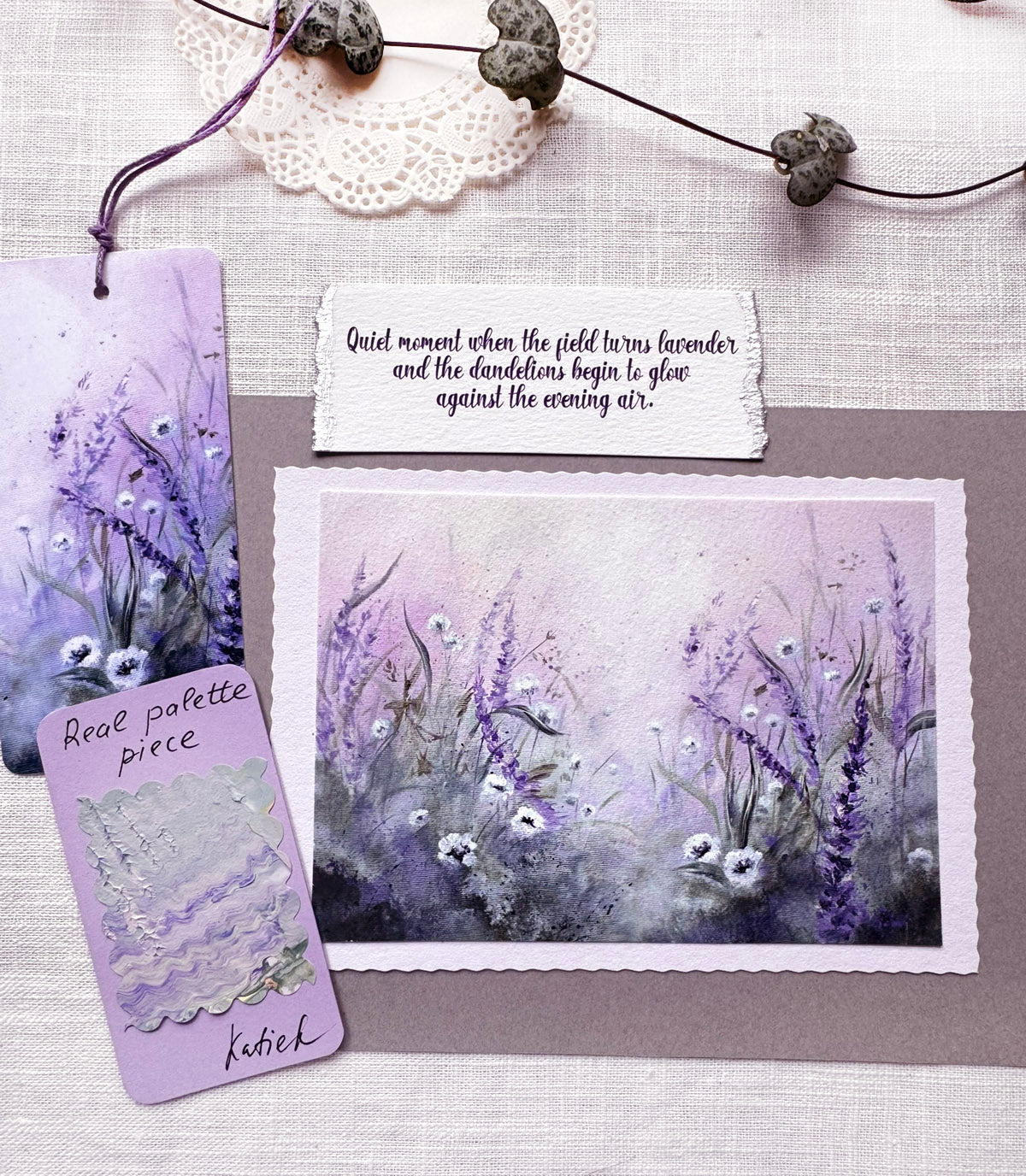 Floating Dandelions - Art Keepsake Set