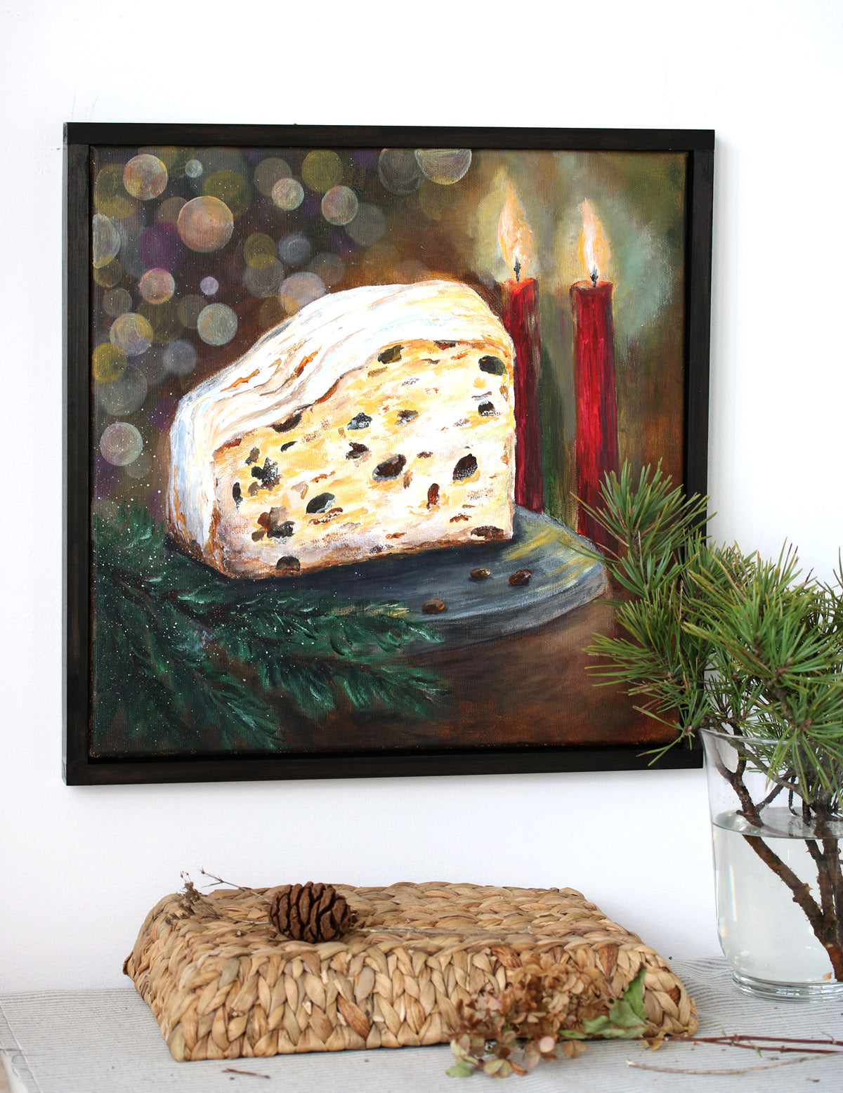 Dresden Stollen - Christmas Original Painting