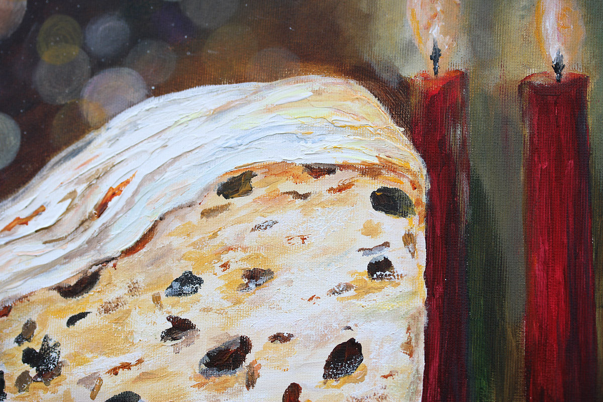 Dresden Stollen - Christmas Original Painting