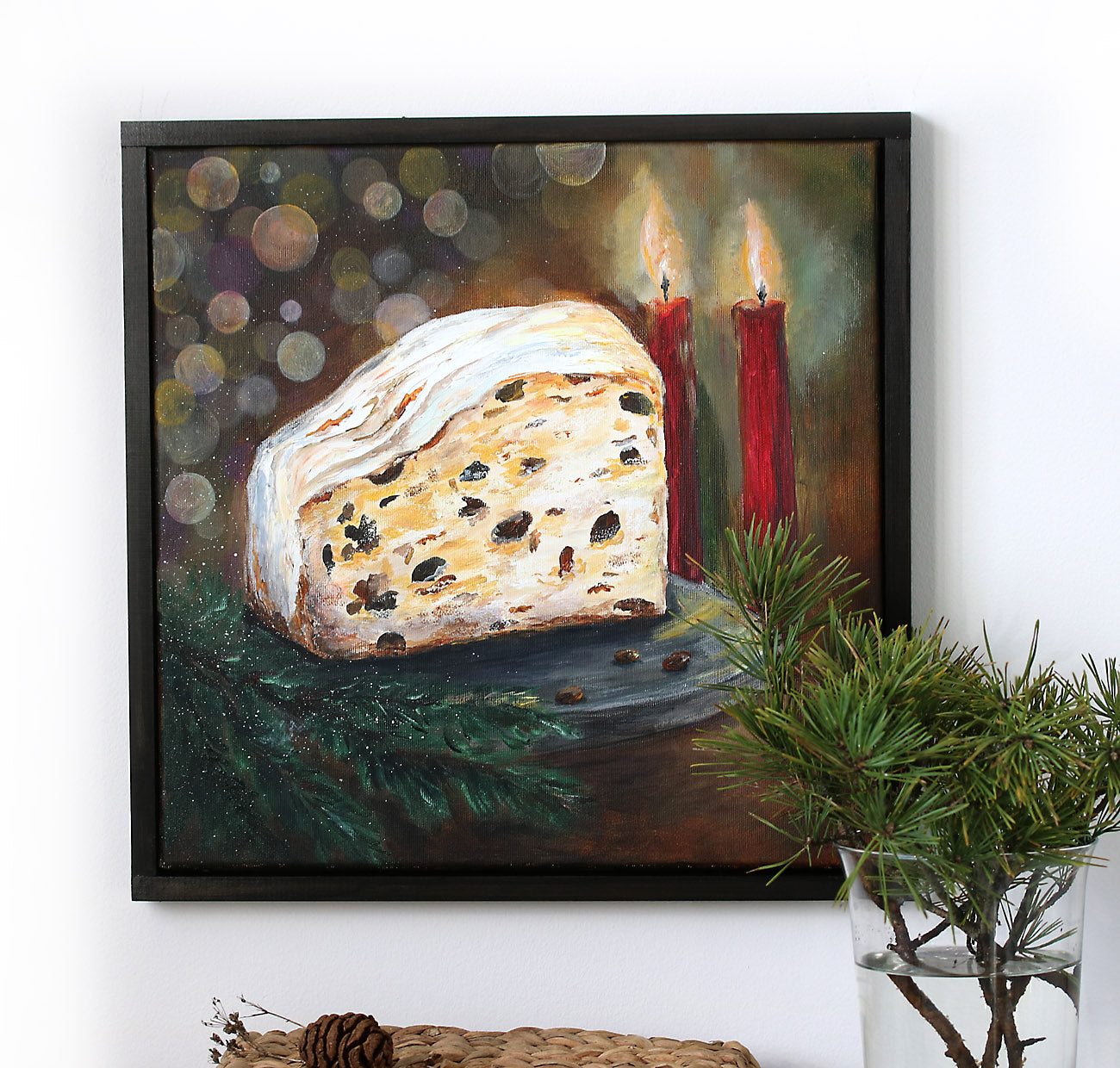 Dresden Stollen - Christmas Original Painting
