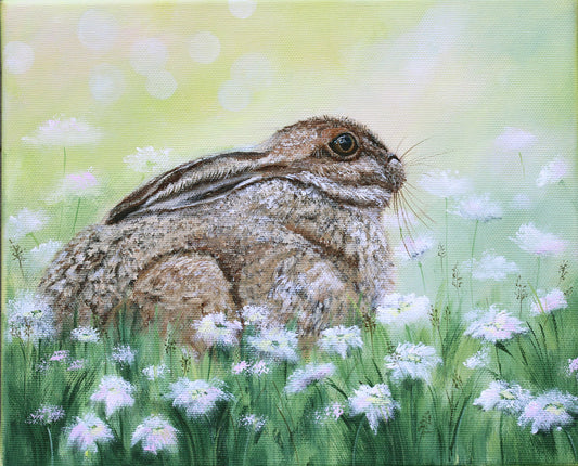 Spring bunny 25x30cm