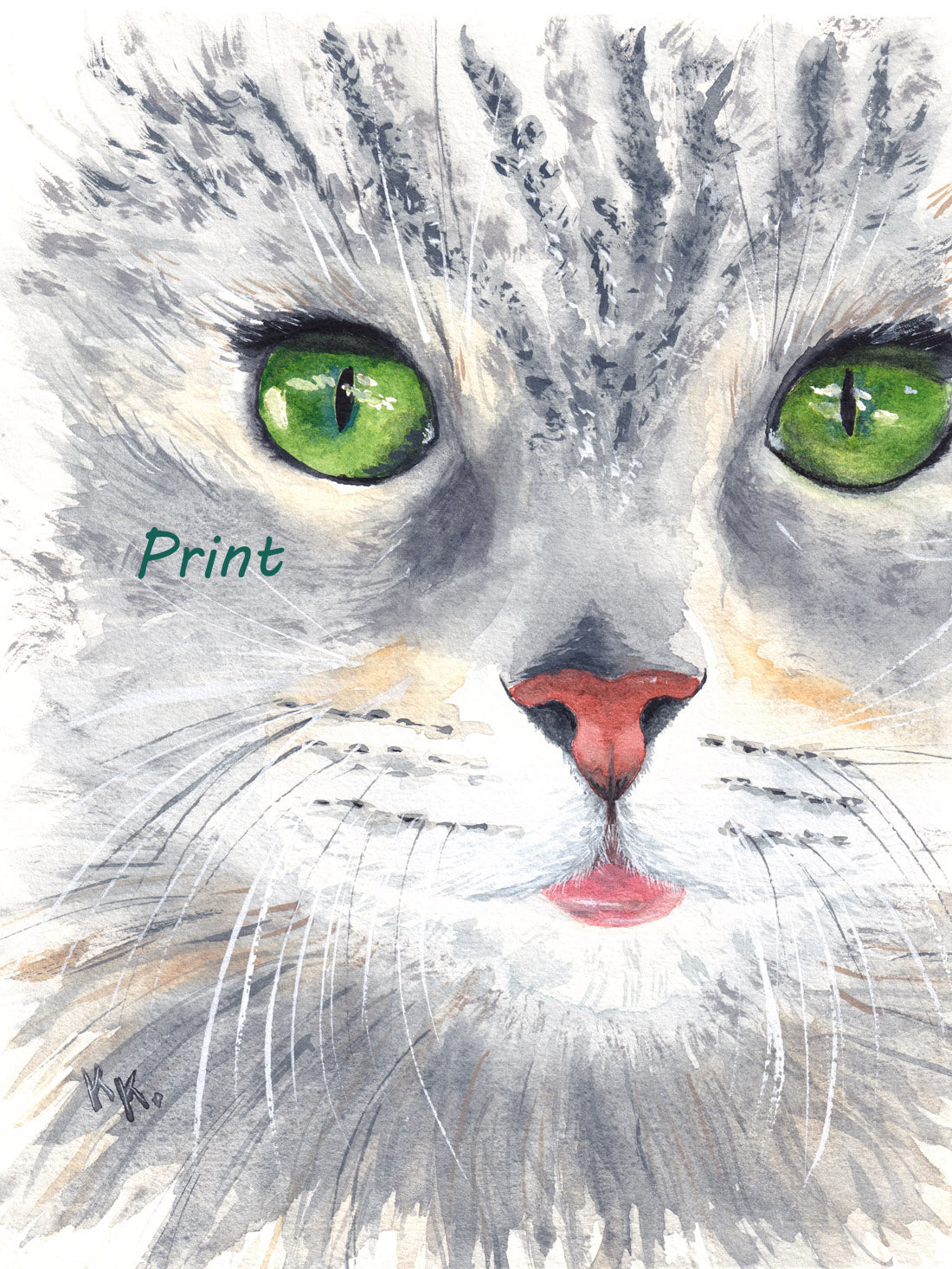 Being Extra Cute. Print