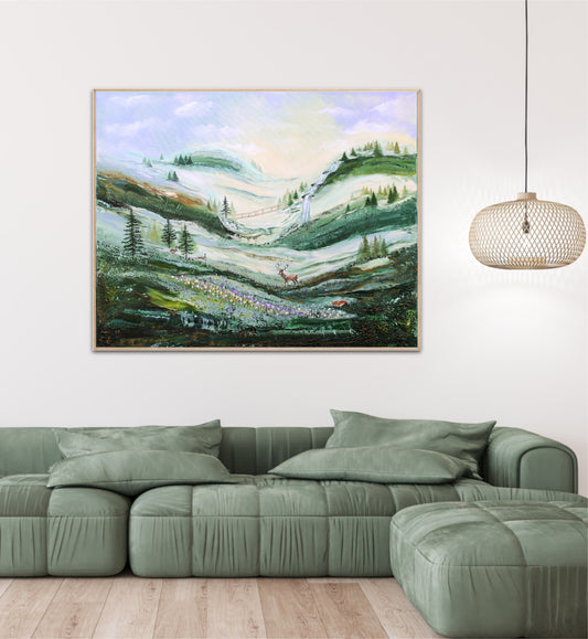 Forest magic 100x80cm