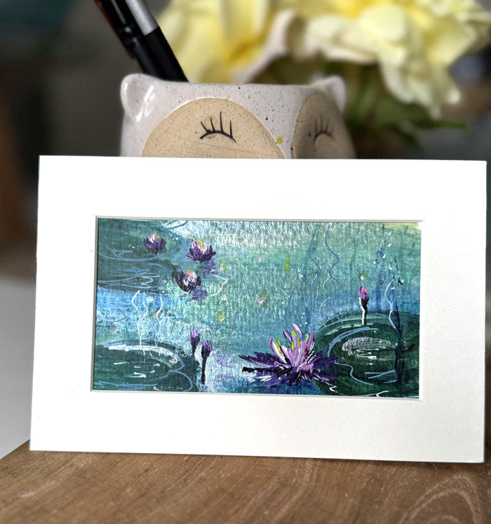Free painting in monet style