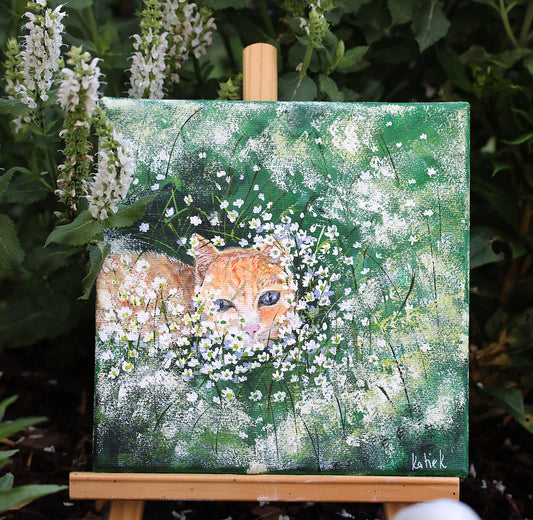 Hiding in flowers