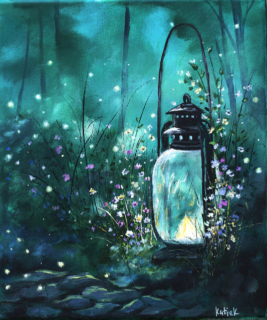 Lantern of the lost way 25x30cm