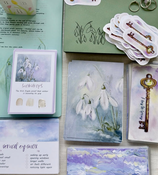 Snail mail art club subscription for nature lovers