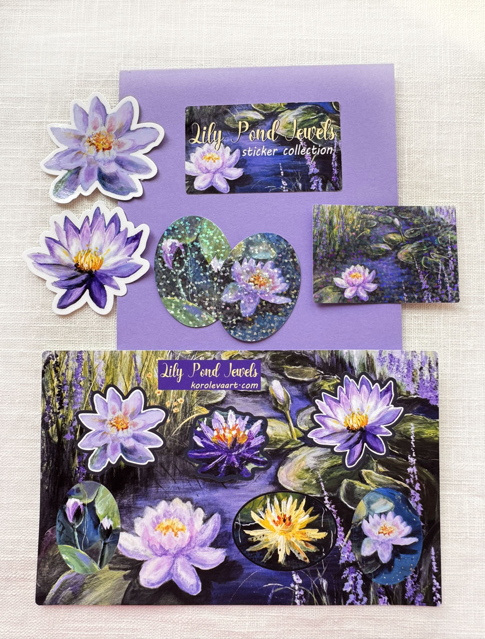 Lily Pond Jewels - Sticker Collection