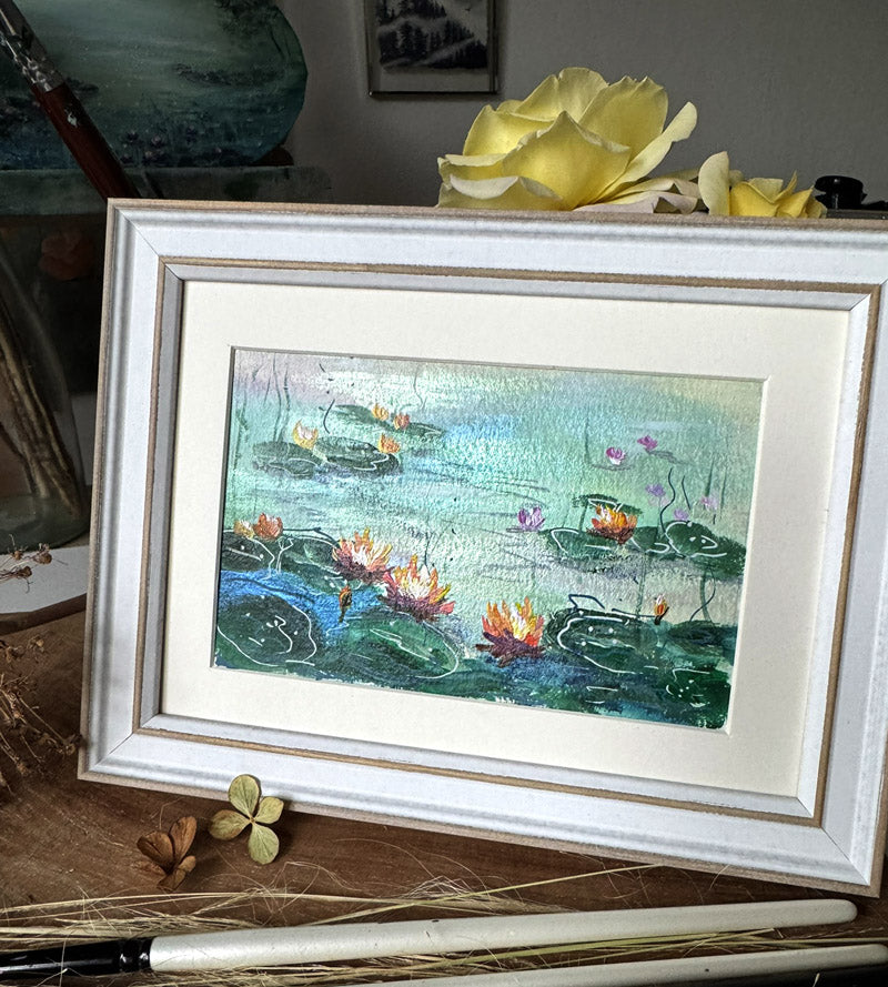 Pond in Bloom - September Artist Diary